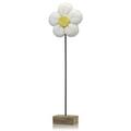 Modern Day Accents Margarita Daisy on Stand, White - Tall 7815